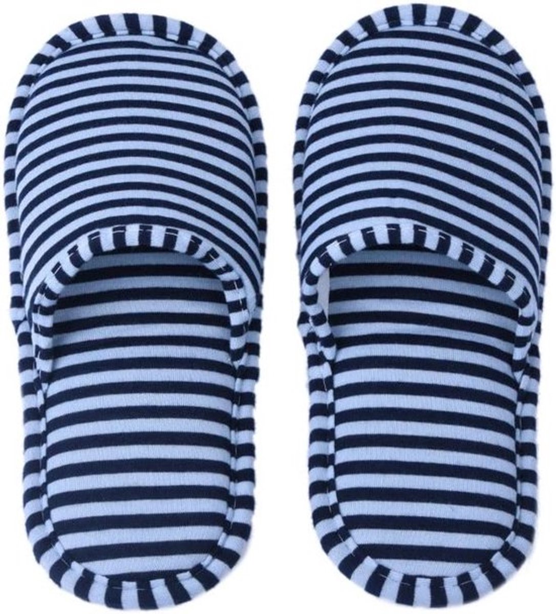 Huispantoffels - Opvouwbaar - Anti-slip - Blauw - Heren - Comfort - Reishotel - Lichtgewicht - Geschikt voor mannen - Vluchtbestemming.