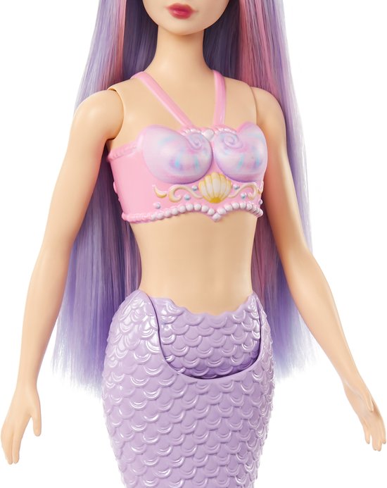 Barbie A Touch of Magic - Paarse zeemeermin staart - Barbiepop van Barbie — afbeelding 3