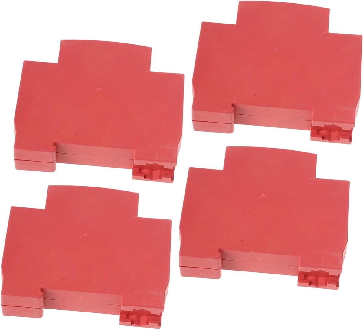 Brandblusser Behuizing - Beschermhoes Brandblusser - Brandbeveiliging Kasten - Snelle Klikmontage - 7.60X6.50X1.80CM - Rood