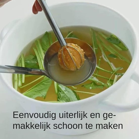Roerstaaf Keuken Bar - Mengen Lepel - Cocktails Maken - Dubbelzijdig Ontwerp - 20 cm - Zilver — afbeelding 2