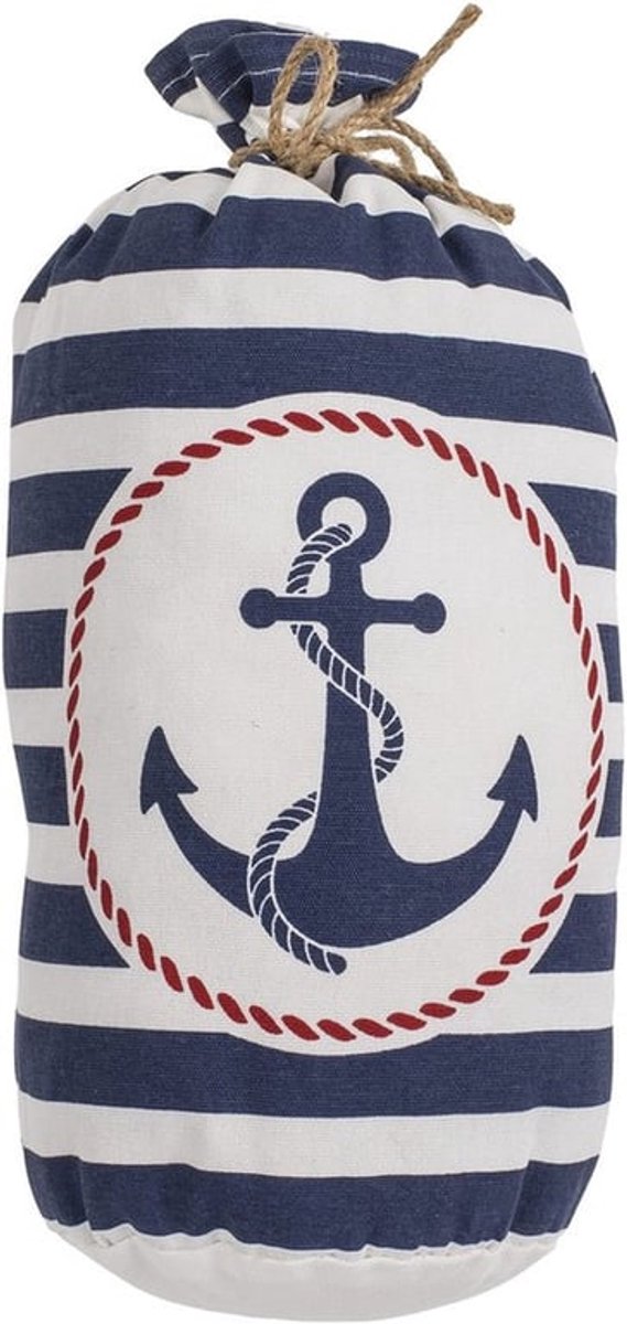 Deurstopper 1,5 kg - Deurbuffer - Deurstoppers voor binnen - Deurvastzetter - Decoratief - Polyester met maritiem design