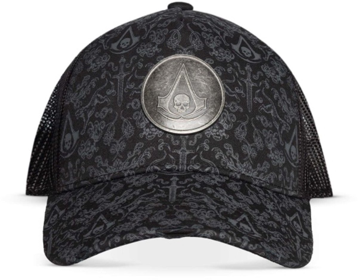 Assassin's Creed - Assassin's Creed Black Flag Snapback Pet - Zwart