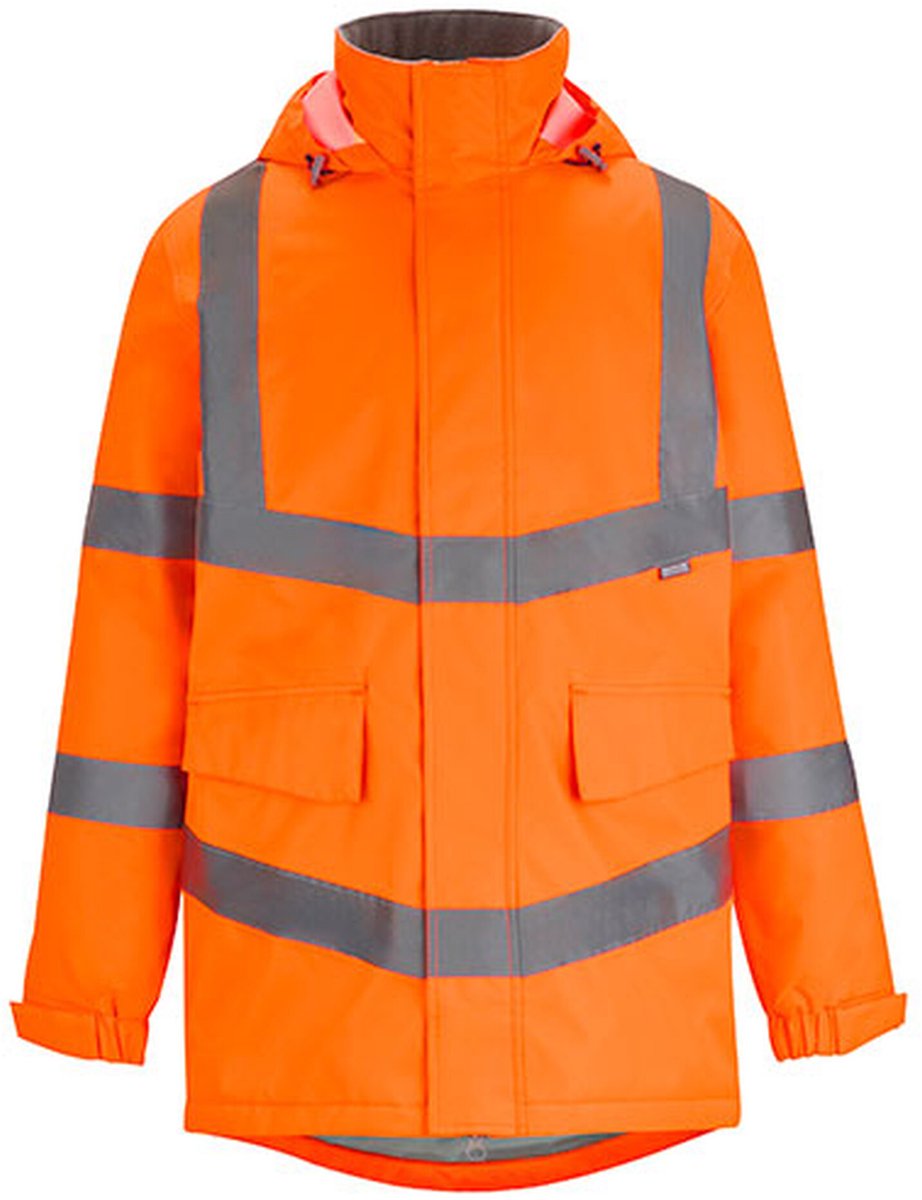 Regatta Hi-Vis Pro Contract Dover Parka Jacket RG60000 Oranje
