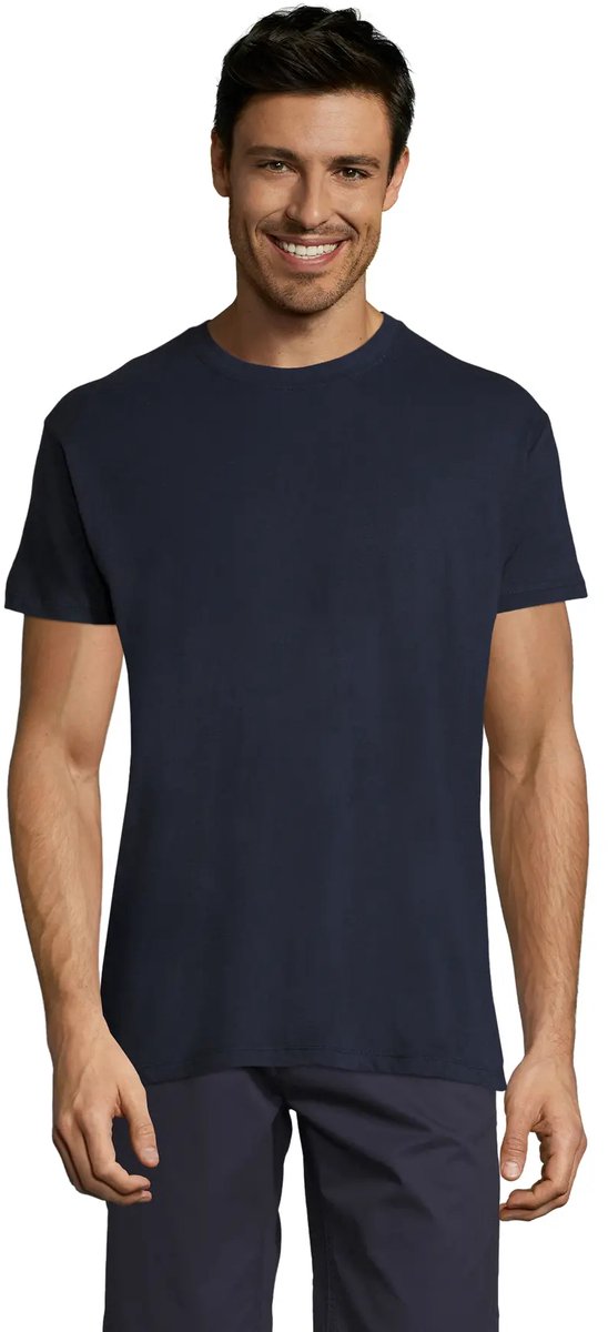 SOL'S Unisex Round-neck Tee-Shirt Titan L04728 - French Marine 679 - 5XL