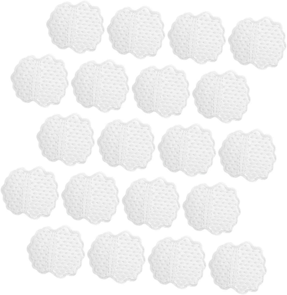 Zweetpads - Okselpads Zweetabsorberend - Bescherming Kleding - Ademend Non-woven Materiaal - 20 stuks - Wit