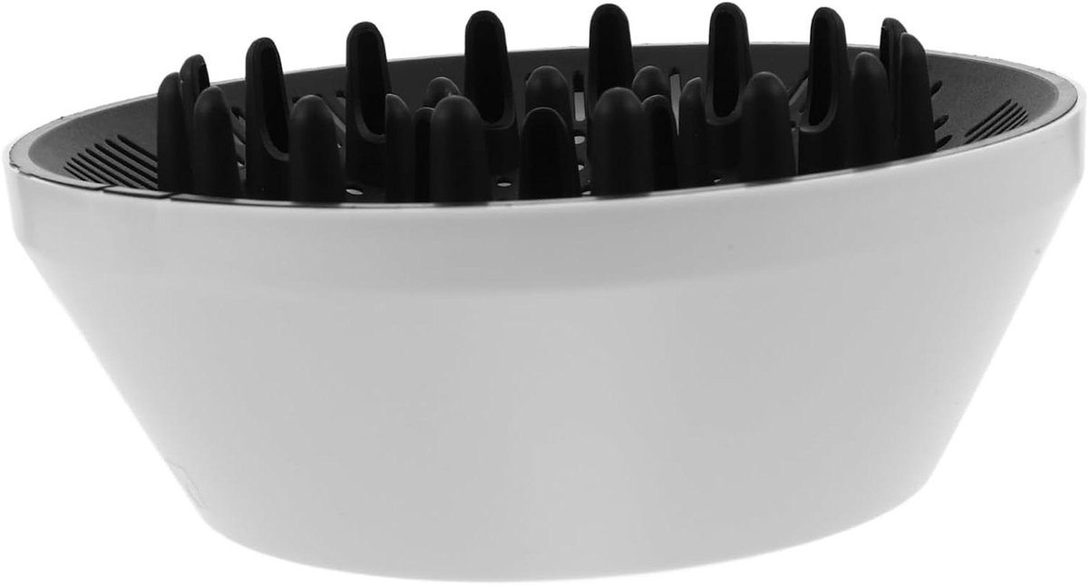 Haar Diffuser Opzetstuk - Krul Versterker - Krullen Stylen - Opvouwbaar Ontwerp - 17 cm - Zwart