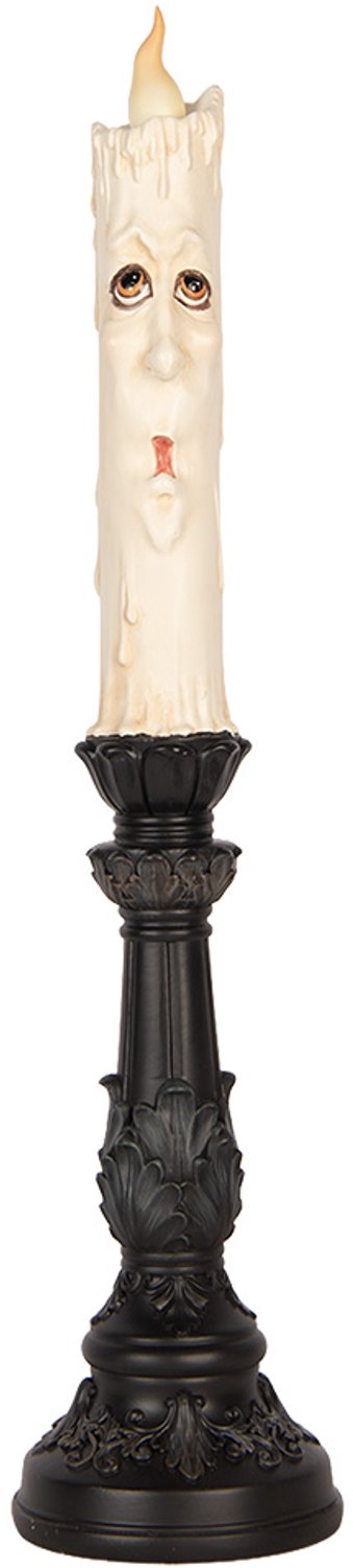 Clayre & Eef Kandelaar Kunststof crème