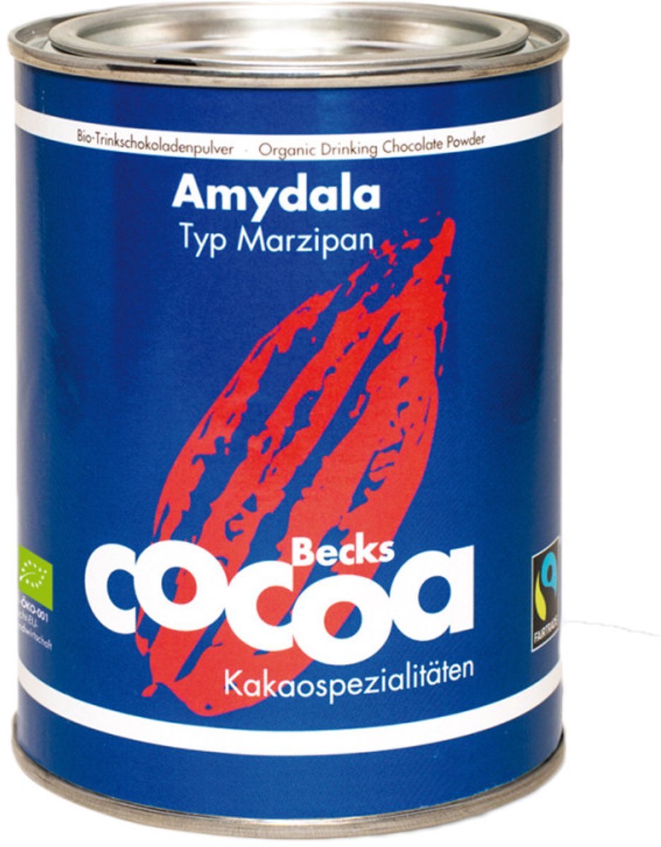 Biologisch poeder voor chocoladedrank Becks Cacao Amydala met marsepein, 250 g