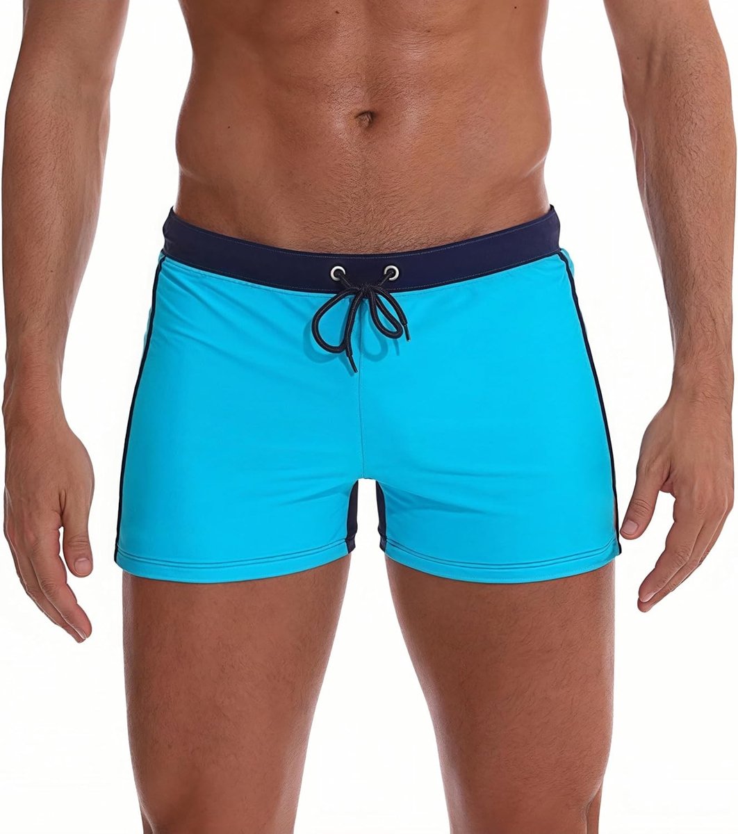 Zwemshorts voor heren en jongens - Verstelbare zwemkleding voor training en recreatie, ideaal voor zwemmen en sportactiviteiten