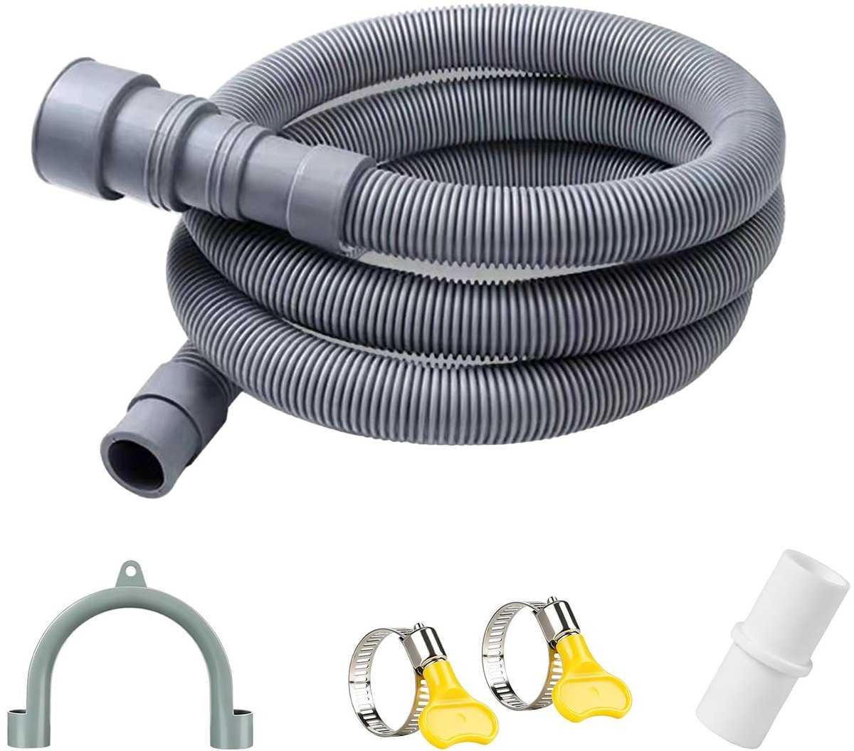 Dparts afvoerslang verlengset - Voor condensdroger - condensafvoer droger droogkast warmtepompdroger wasdroger - condensslang 1,5m