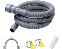 Dparts afvoerslang verlengset - Voor condensdroger - condensafvoer droger droogkast warmtepompdroger wasdroger - condensslang 1,5m