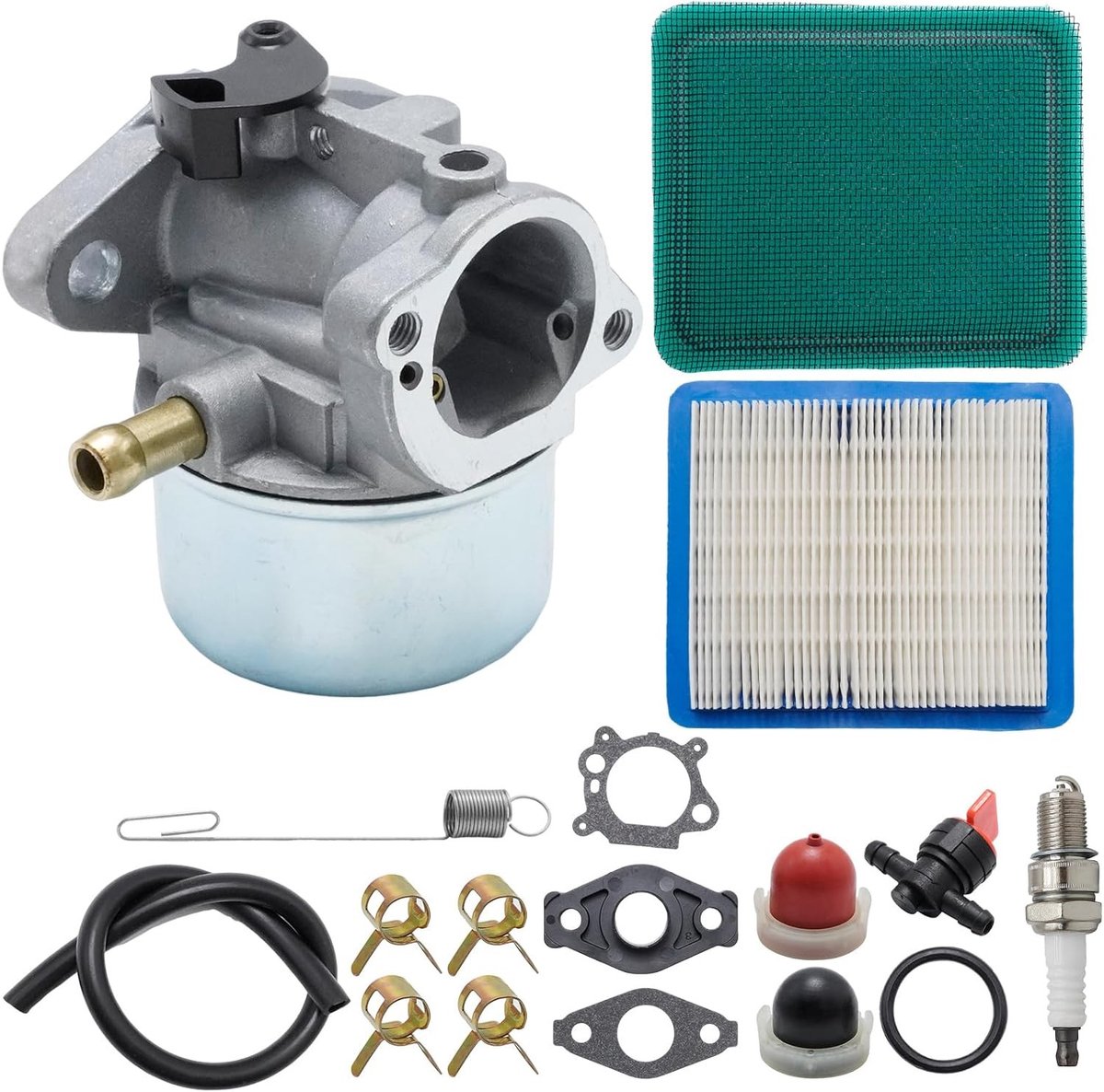 Carburateur Kit Vervanging voor BS 498170, 498254, 694202, 799872, 790821 en Meer - Betrouwbare Onderdelen voor Tuinmachines en Motoren
