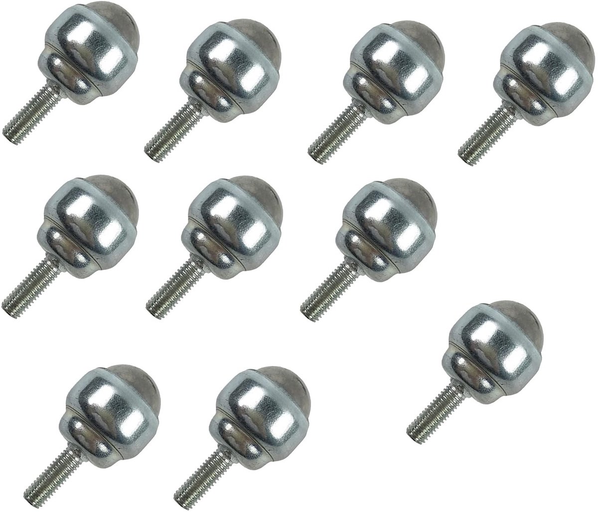 Roterende Bal Caster - Zwart - 2,7 cm - Koolstofstaal - Voor Meubels en Trolleys