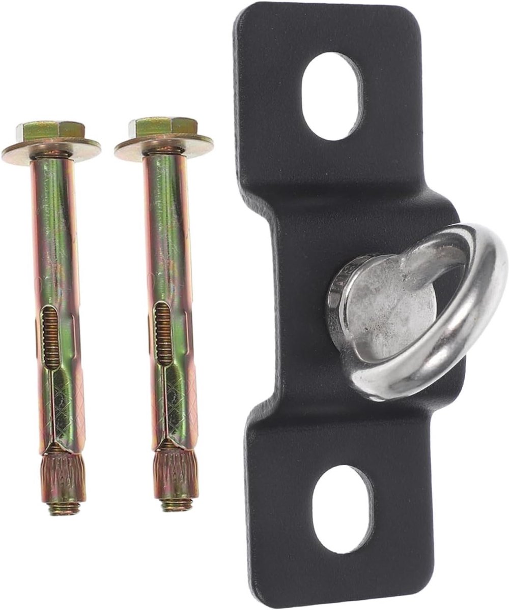 Fitness Ophangbeugel - Bokszakhouder Muurbeugel - Thuis Fitness - Robuuste Staalconstructie - 10x5x3.5cm - Zwart