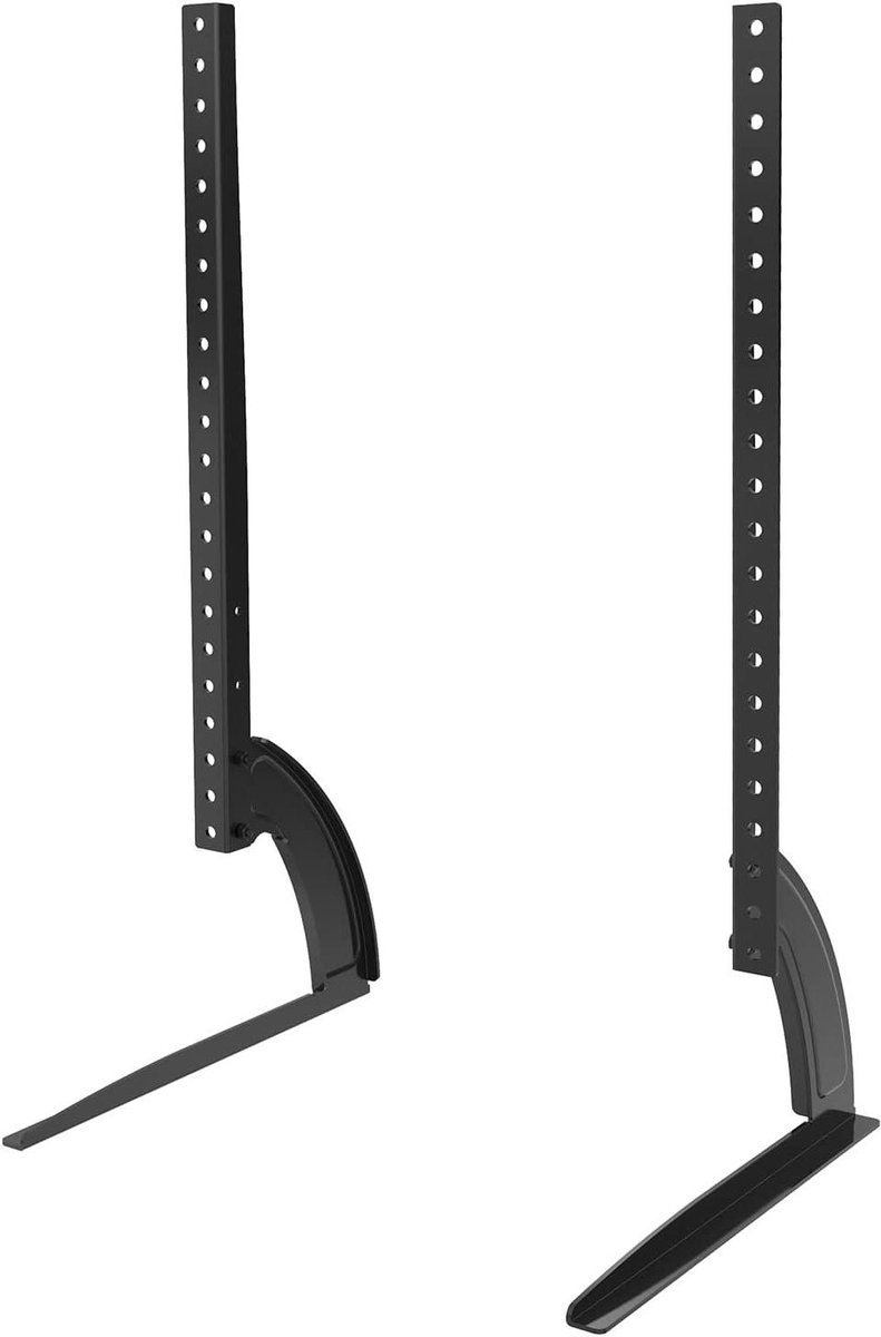 Universele TV Tafelstandaard voor 32-70 Inch Televisies en Monitoren - Maximaal 50 kg Belastbaar - VESA 800x500 - Zwart