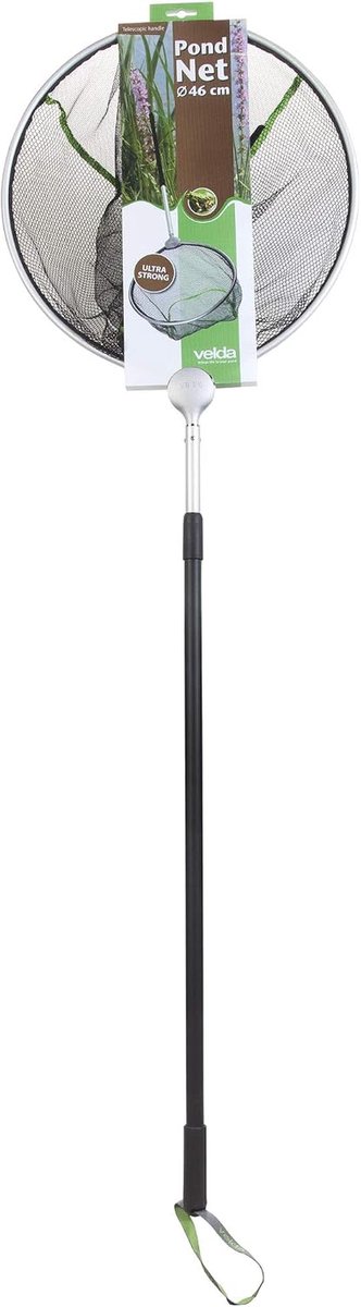 Schepnet Rond - Vijvernet Visnet - Vijver Onderhoud - Fijnmazig Groen - 46 cm - Groen — afbeelding 2