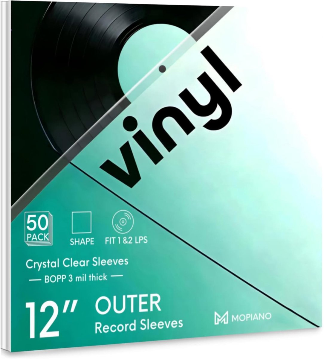 Omgoods - 50 Stuks Vinyl Platen Beschermhoezen
