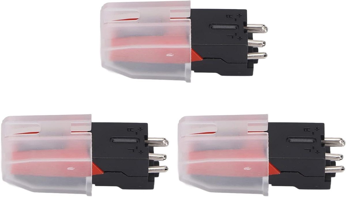 Platenspeler Naald - Stylus Vervanging - Vinyl Luisteren - Eenvoudige Installatie - 3 stuks - Niet gespecificeerd