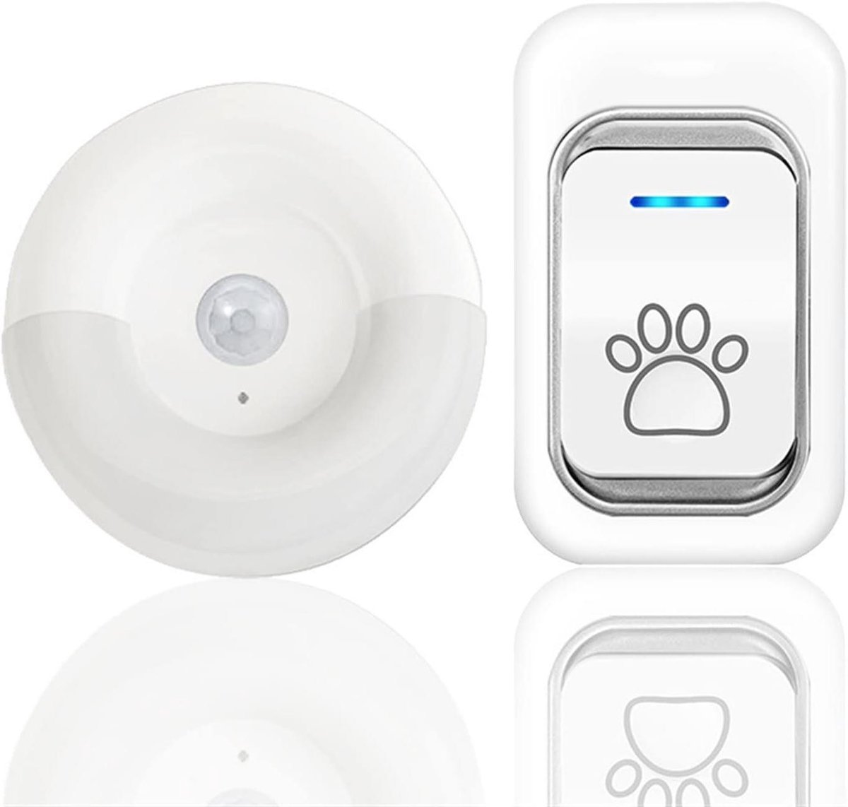 Hond Deurbel - Huisdier Training Bel - Potty Training - Zelf-aangedreven - 500 voet bereik - Zwart