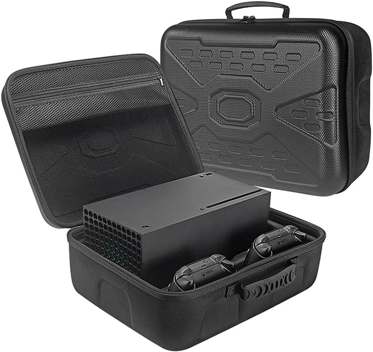 Draagbare Reisopslag Tas voor Xbox Series X Console, Controllers en Gaming Accessoires - Bescherming en Organisatie