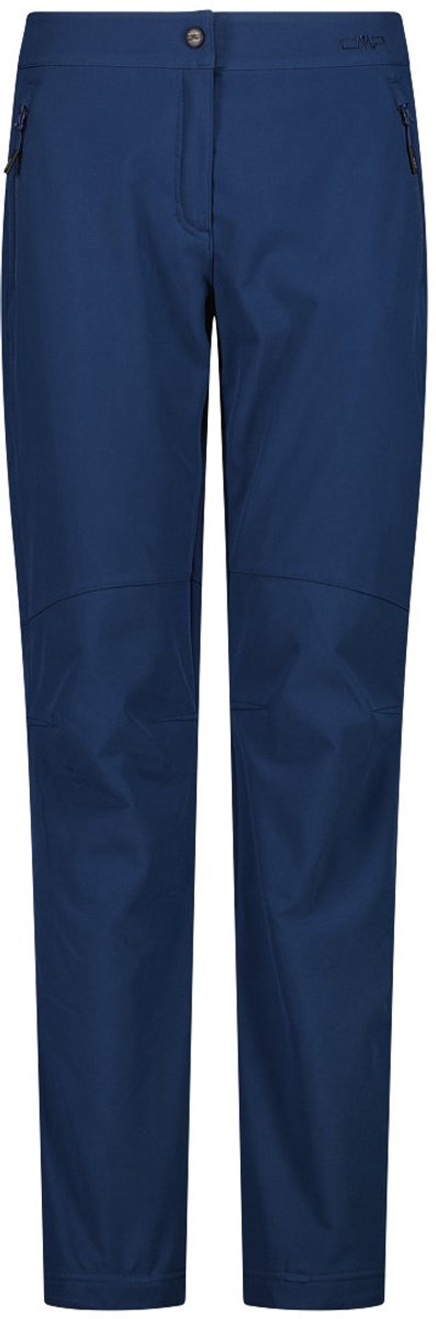 Dames slim fit softshell broek CMP Blauw