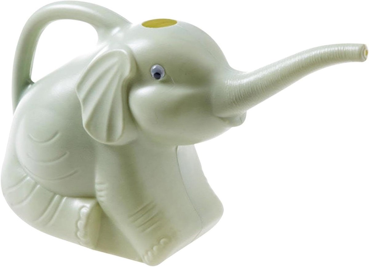 Olifant Gieter - Water Gieter Dier - Planten Water Geven - Lange Smalle Uitloop - 2L Inhoud - Groen
