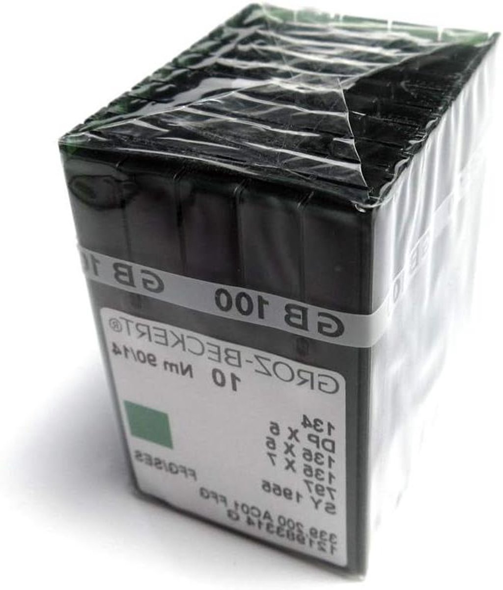 Naaimachinenaalden Set - Industriële Naalden - Kleding Maken - 100 Stuks - 16/100 - Zilver