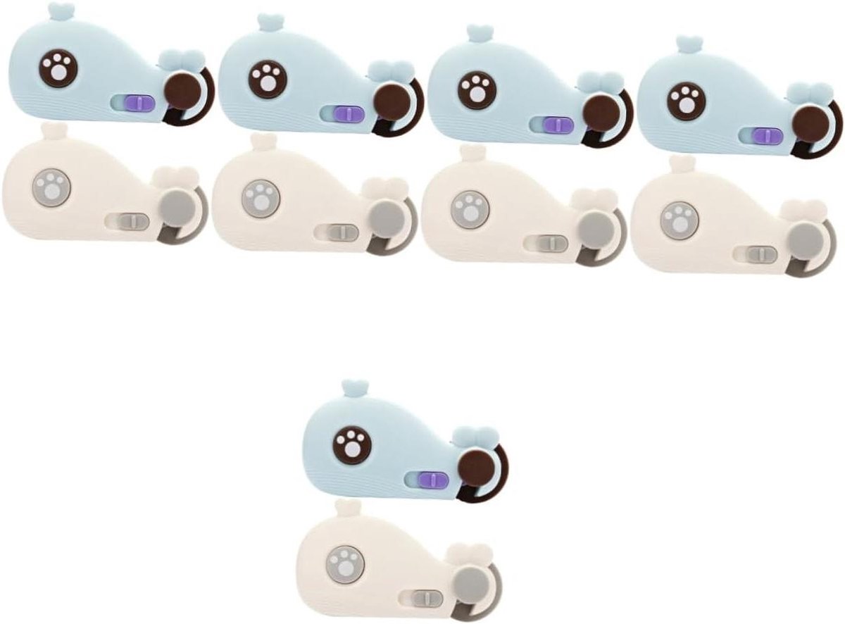 Veiligheidssloten Baby - Kindersloten Kast - Kasten Beveiligen - Anti-compressie Ontwerp - 10.2 x 6 x 1.5 cm - Assorti