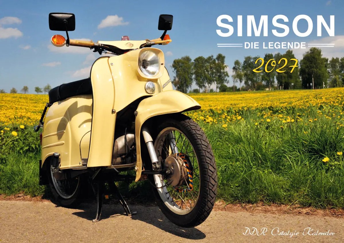 Simson Scooter A3 Kalender 2027