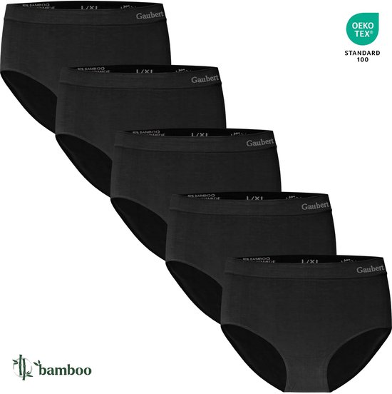 Lot de 6 Sous-vêtements sans couture en Bamboe pour femme - Culottes midi - Uni - Taille 2XL/3XL - 3101 - Mix
