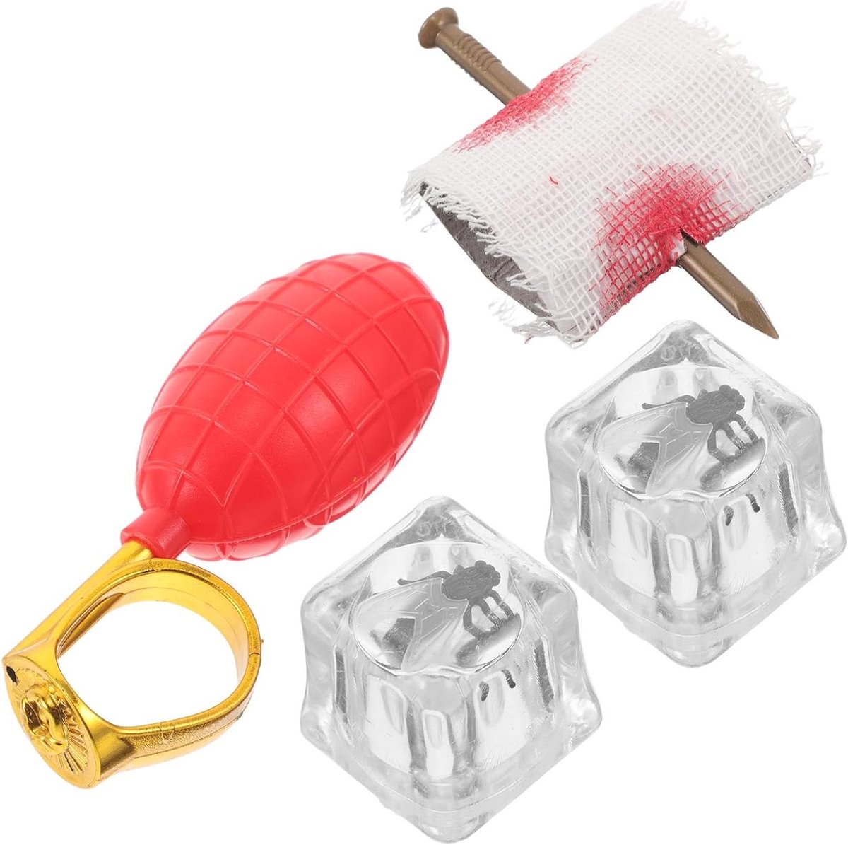 Grappige Prankset - Fopartikelen Set - Feestvreugde Verhogend - Realistische Nep Insecten - 7 cm - Diverse kleuren
