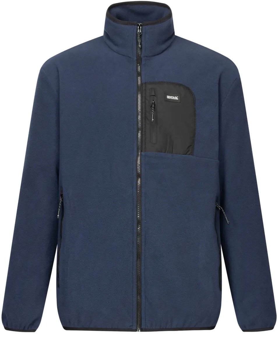 Fleece met rits Regatta Frankie Zwart