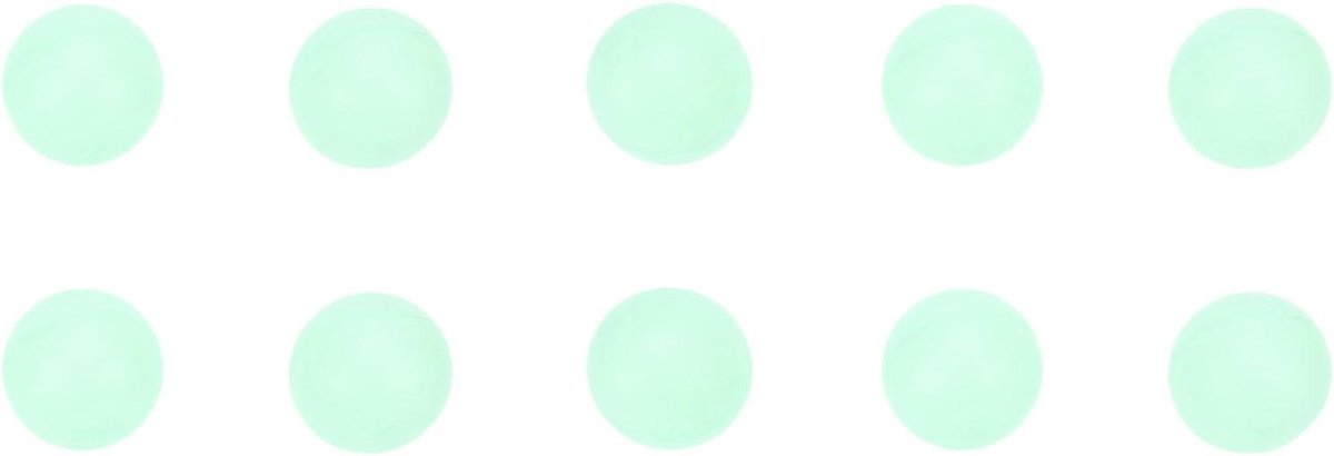 Glow Tafeltennisballen - Nachtelijke Ballen Lichtgevende Ballen - Feest Spelletjes - Absorbeert Licht Energie - 40 mm - Fluorescerend Groen