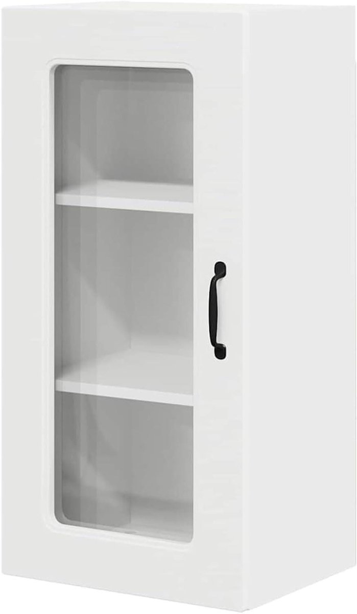 Keukenkast - Wandkast Keuken - Keuken Organiseren - Ruime Opbergruimte - 40 x 31 x 80 cm - Wit