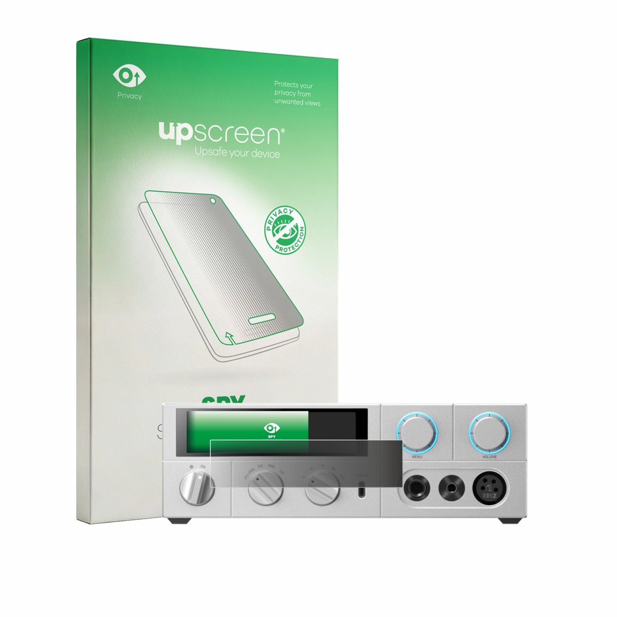 upscreen - privacy screenprotector voor FiiO K15 - Folie Beschermfolie Blauwlichtfilter