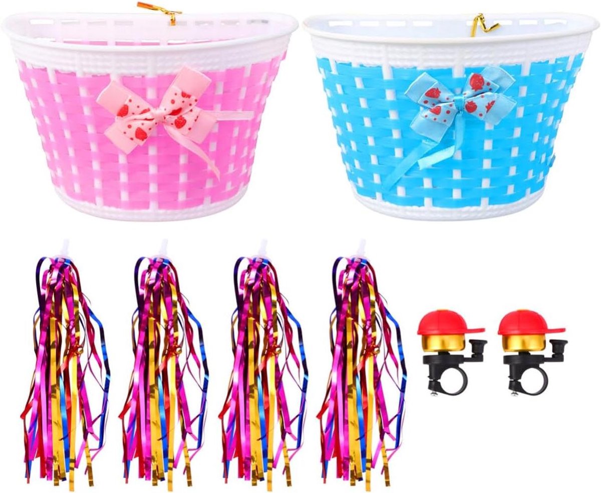 Kinderfiets Accessoires Set Fietsdecoratie Kinderen Fiets Versieren Sprankelende Slingers Kleuren Multi