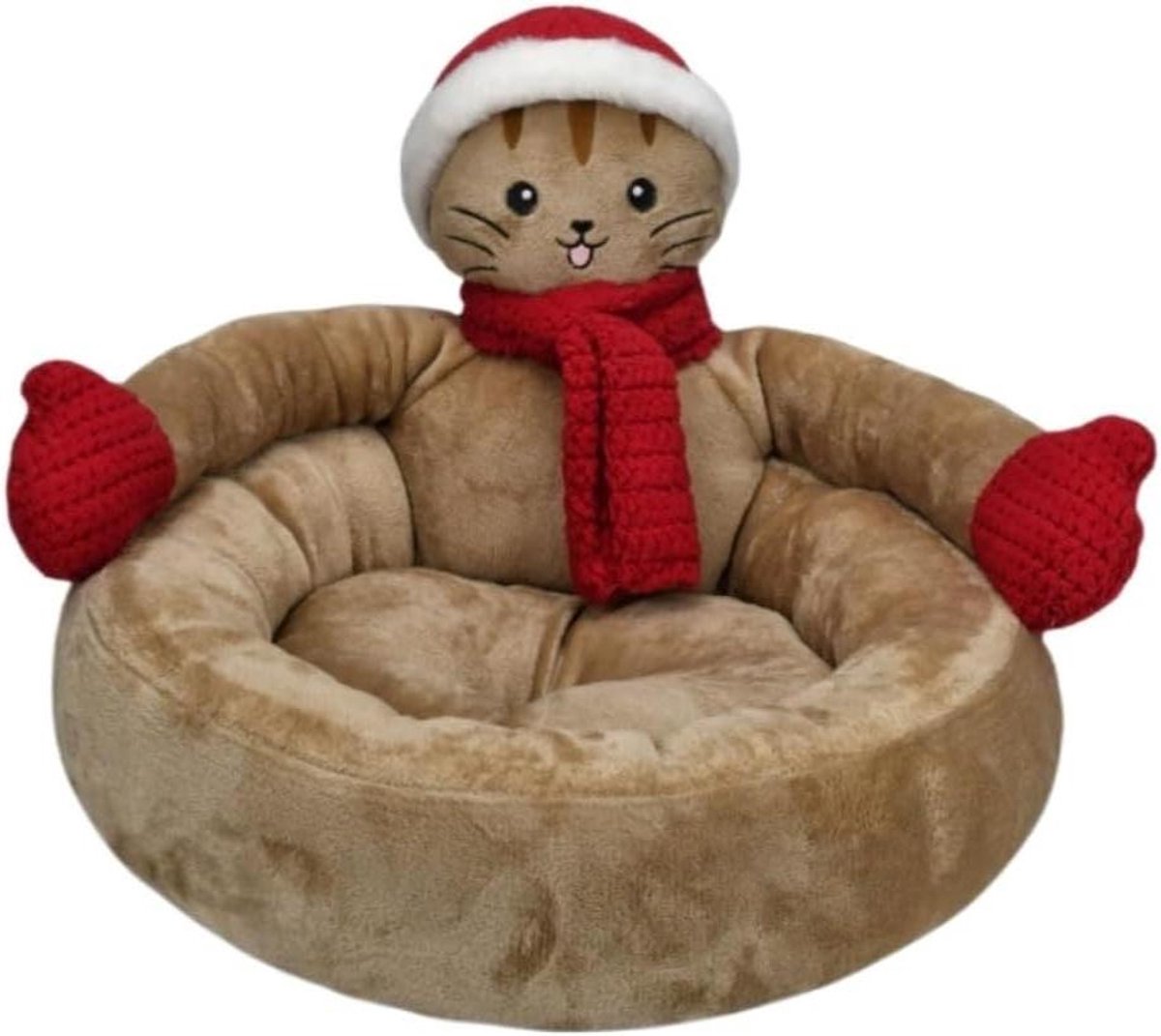 Huisdier Bed - Hondenmand Kattenmand - Comfortabel Slapen - Verhoogt Comfort - 40 x 30 cm - B