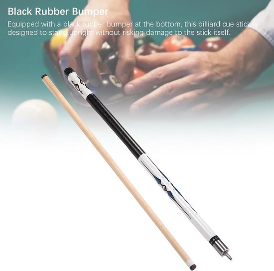 Poolkeu Esdoornhout - Biljartkeu Keu - Gaming Training Competitie - 13 mm Taps Toelopende Punt - 147 cm - Natuurlijk Hout — afbeelding 4