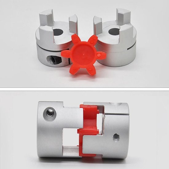 Flexibele Shaft Coupling 10mm x 14mm, Aluminium Motor Connector, CNC Jaw Spider, OD30mm x L40mm, Ideaal voor Precisie Toepassingen en Aandrijfsystemen — afbeelding 2