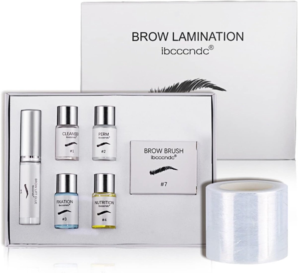 Professionele Set voor Wenkbrauwlaminatie en Wenkbrauwlifting, Voor Volle en Perfecte Wenkbrauwen, Semi-Permanent en Geschikt voor de Salon