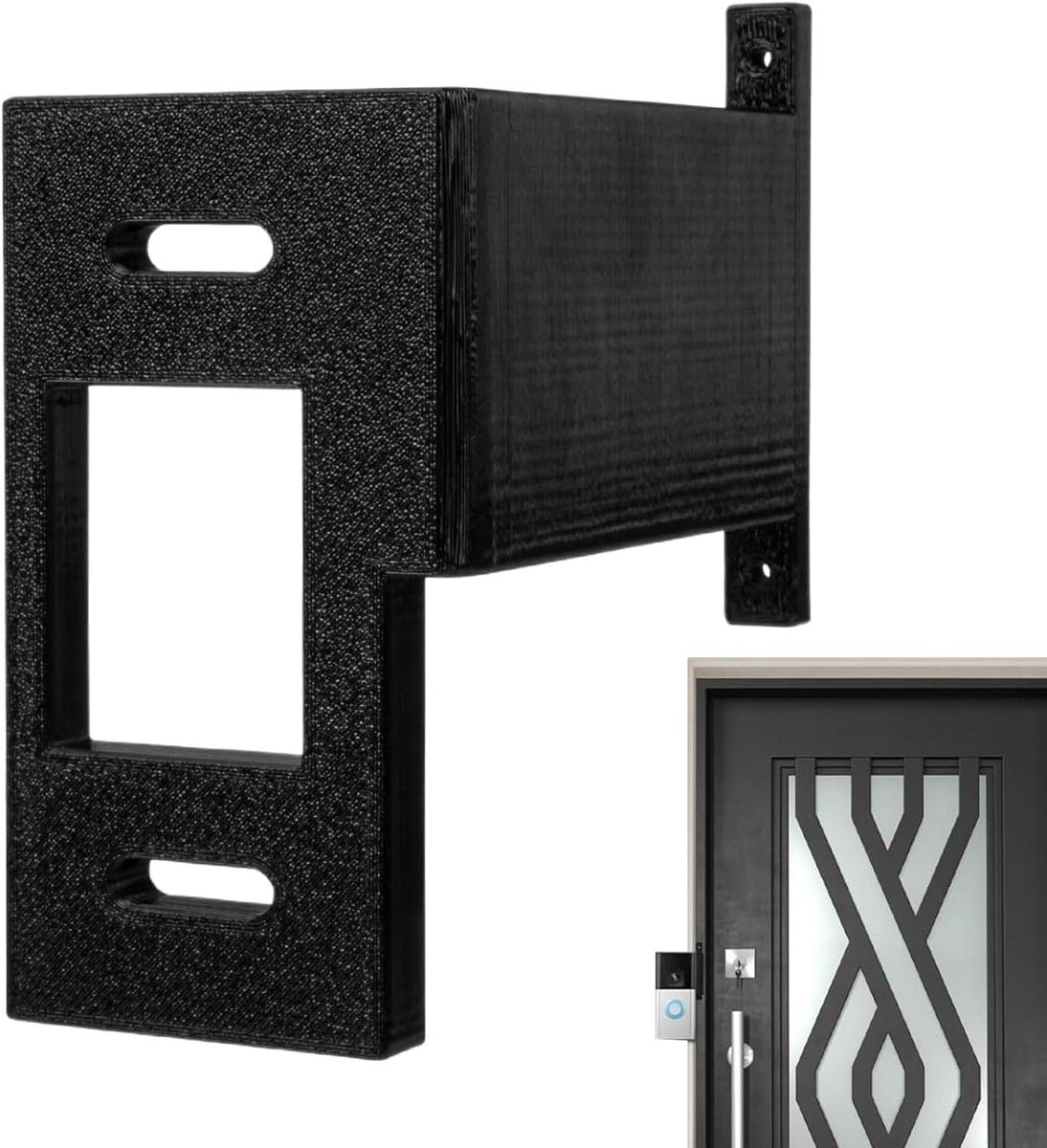 Ring Deurbel Mount - Deurbel Extender - Beveiliging Verbeteren - 180 Graden Gezichtsveld - 15 x 11 x 5 cm