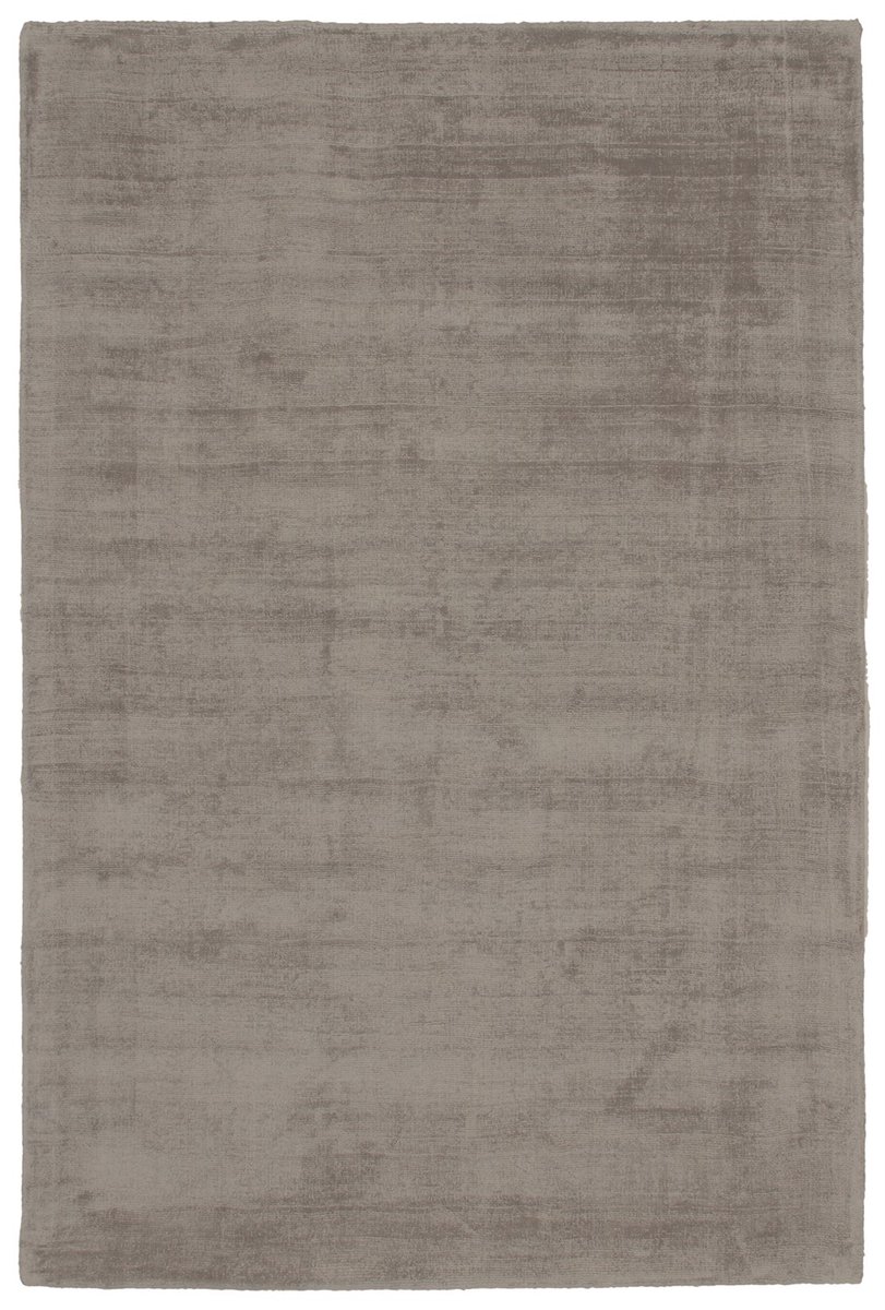 Padiro laagpolig vloerkleed 80 x 150 cm - taupe - vintage patroon - geschikt voor vloerverwarming - van viscose