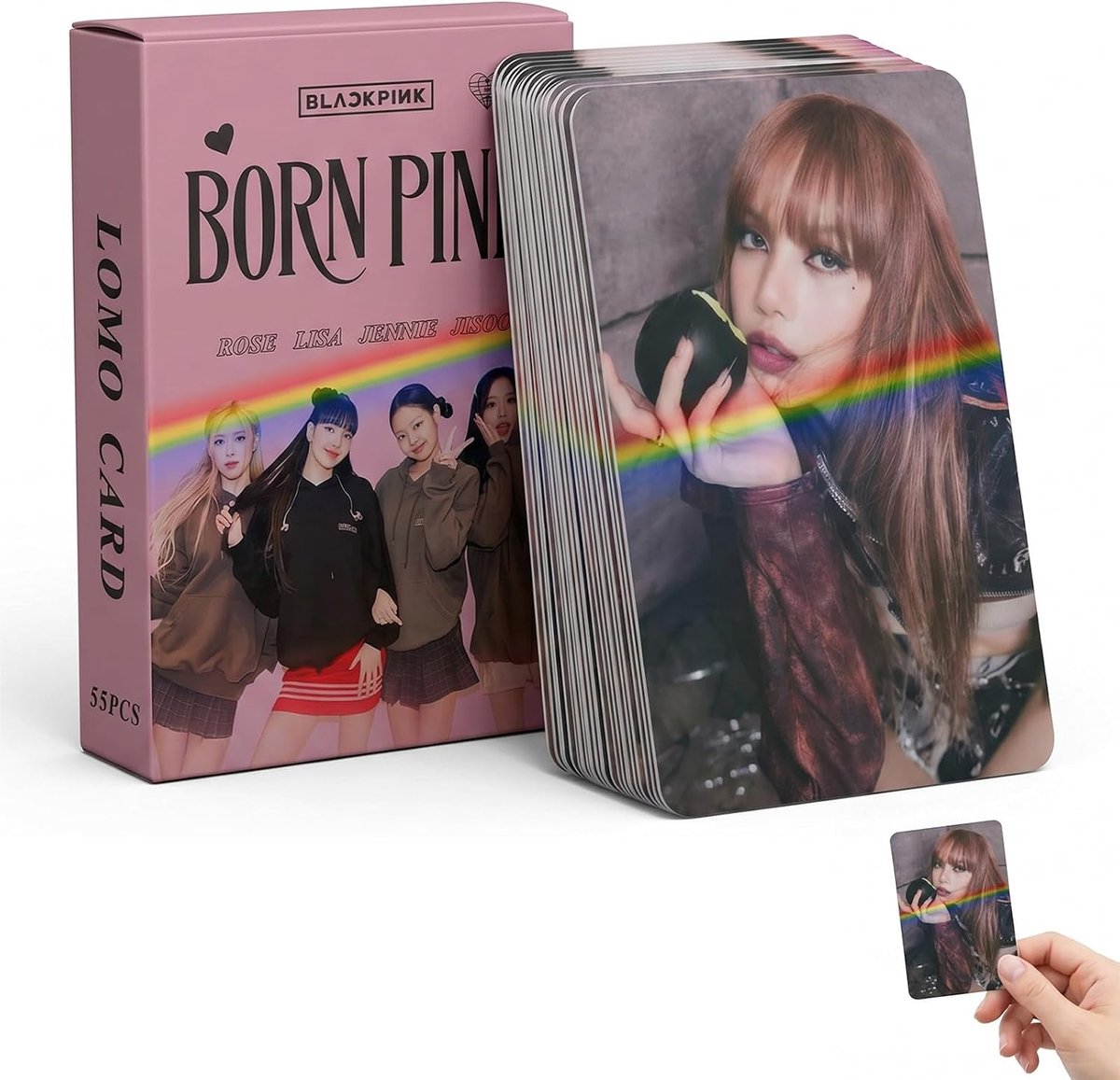 Blackpink - 55 stuks fotokaarten - Kpop-wereldtourkaarten - verzamelkaarten voor fans - K-pop-accessoires