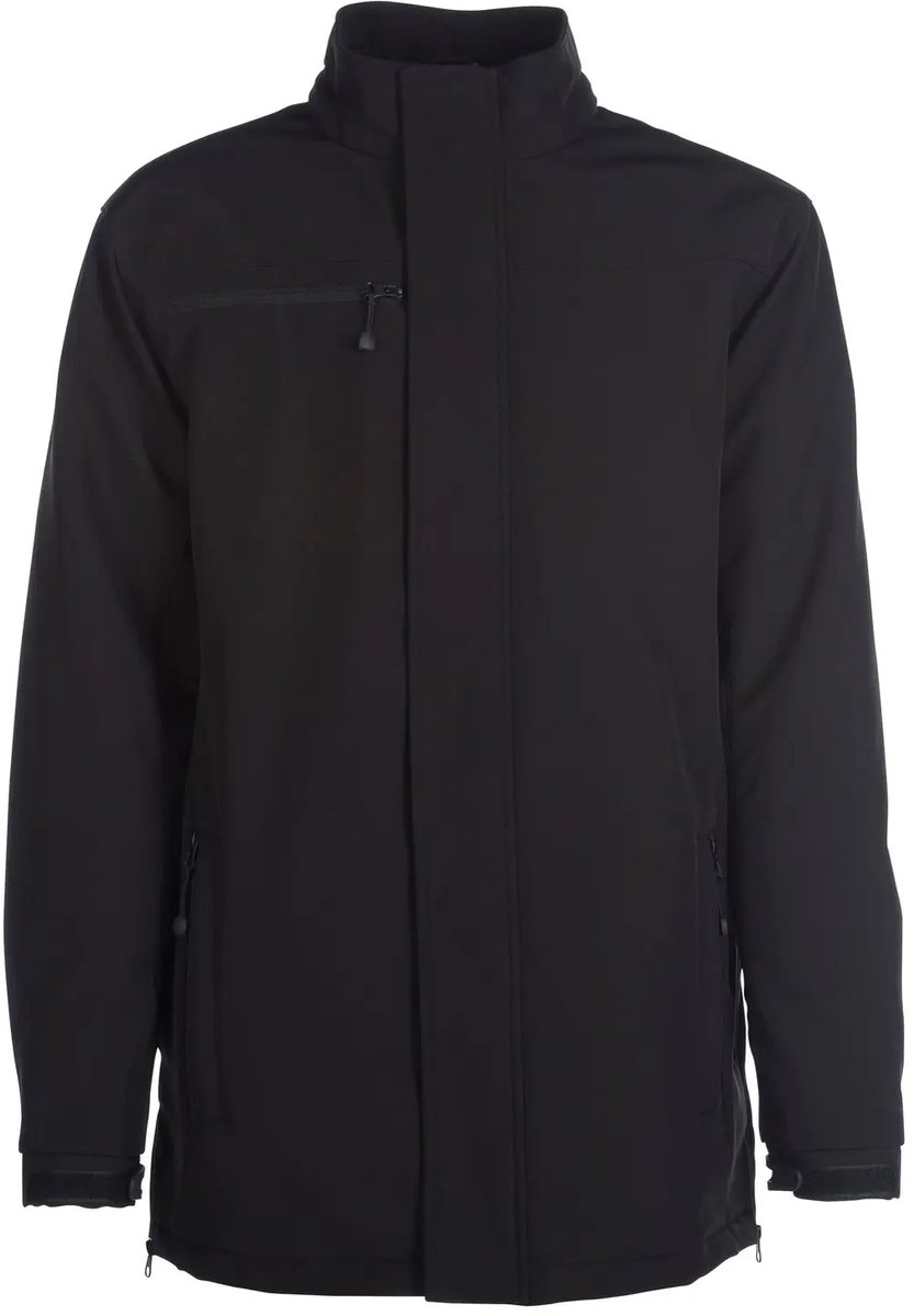 Softshell parka Pen Duick Zwart