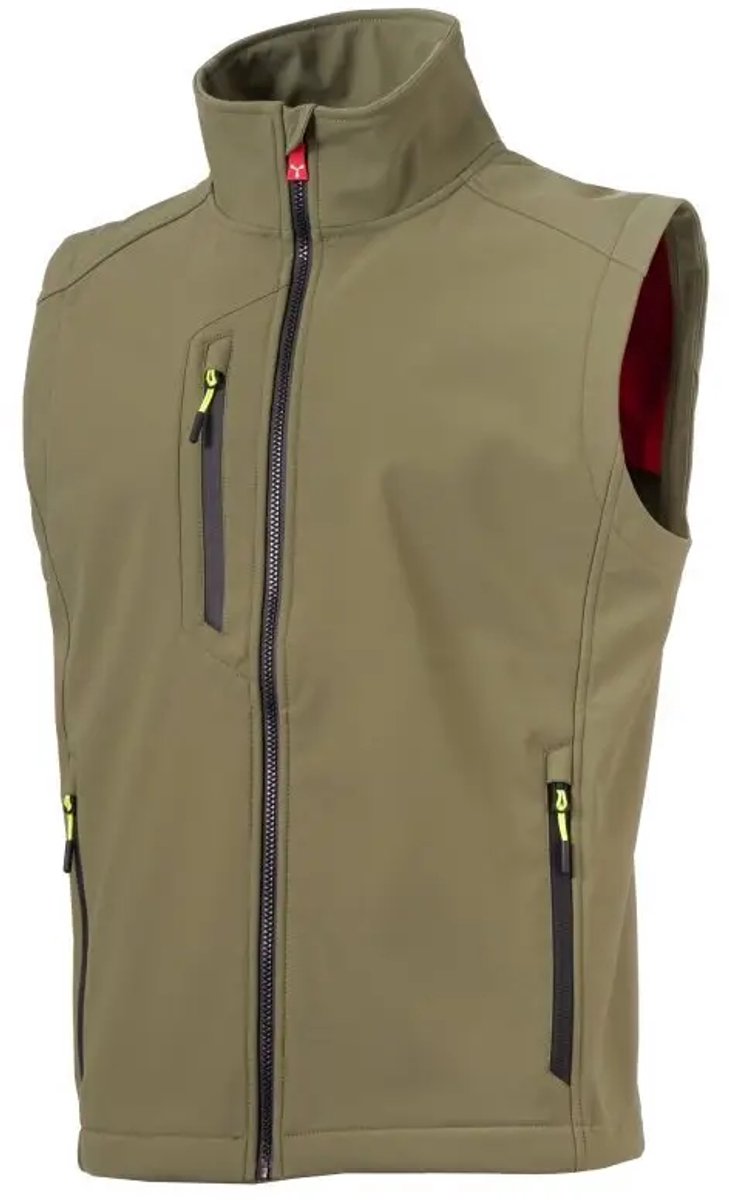 Mouwloze waterdichte jas Payper Wear Creek .I.T. Groen