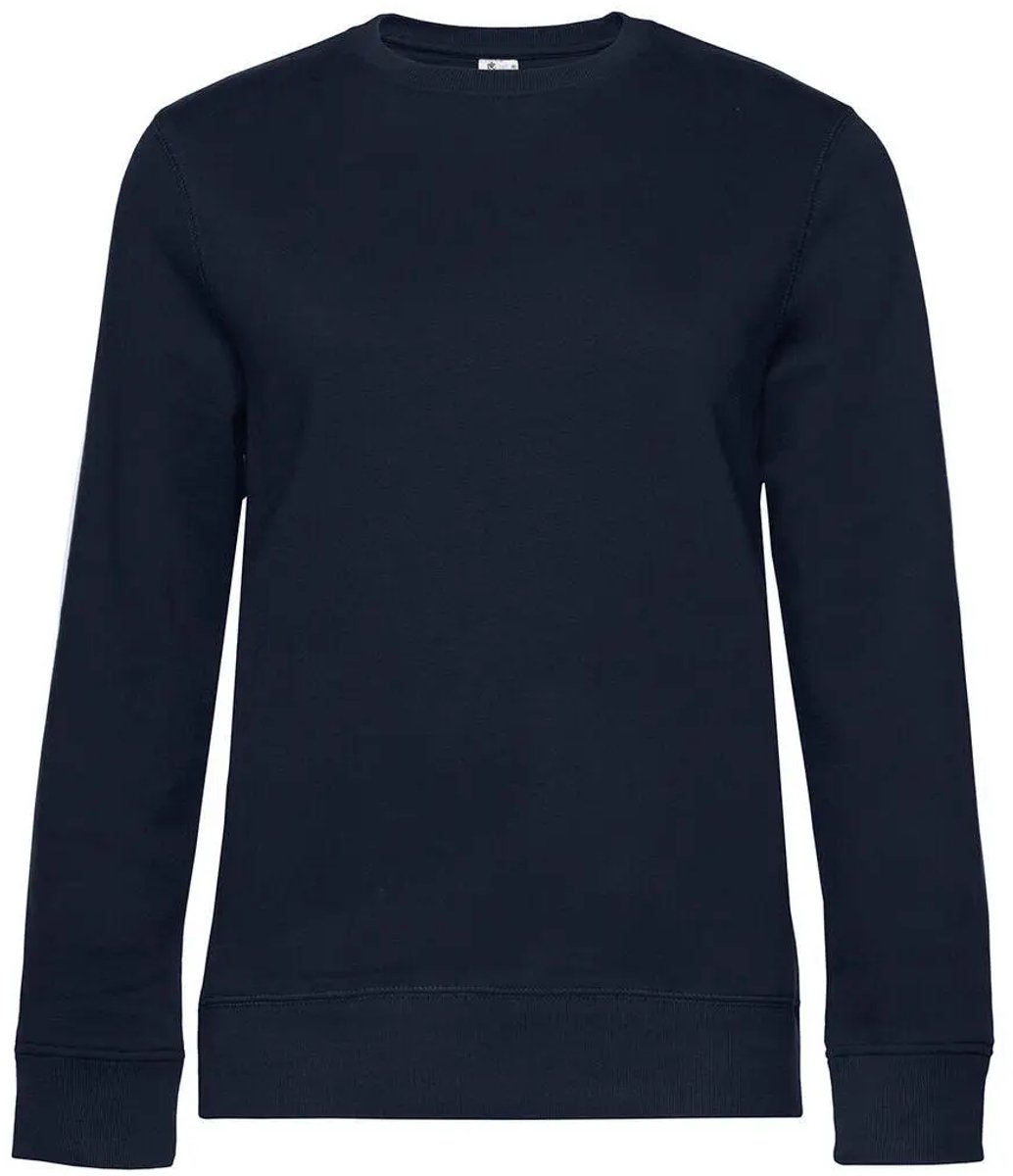 Dames sweatshirt met ronde hals B&C Queen