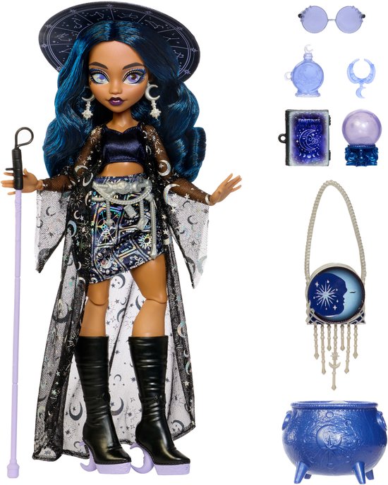 Moonspell Magic van Monster High - Claire de Luna modepop - Clairvoyant Witch met accessoires — afbeelding 4