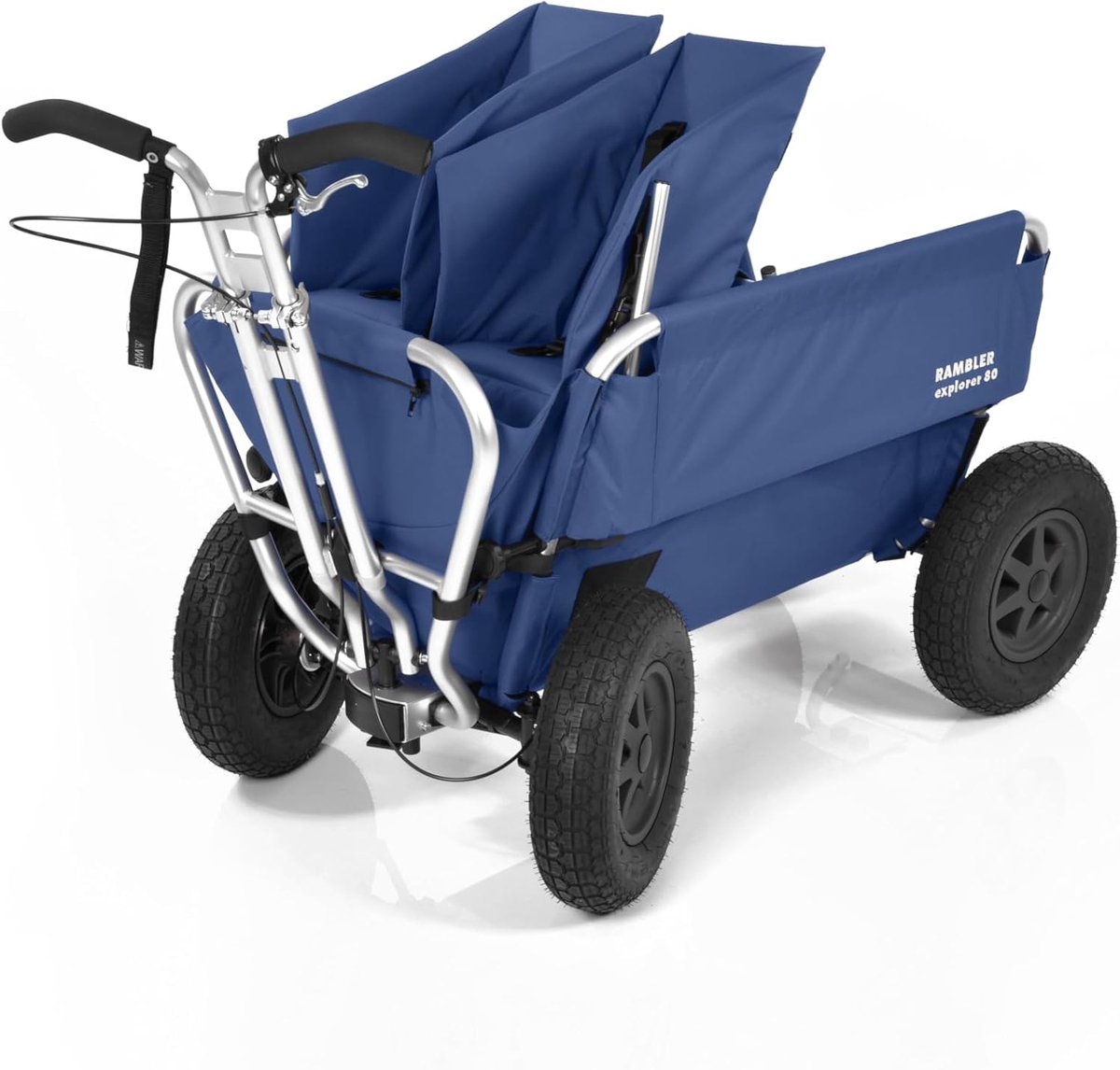 SnelShoppen - Duo-Baby Zitje voor Rambler Explorer Carts - Dubbel Babyzitje Geschikt voor Explorer 65, 80 & 120 - Voor Kinderen tot 16 Maanden - Max.