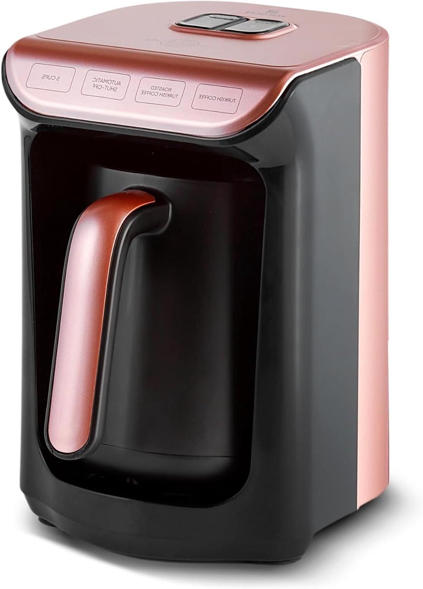 Turks Koffiezetapparaat - Koffie Maker - Authentieke Koffie - Automatische Temperatuurregeling - 300 ml - Roségoud