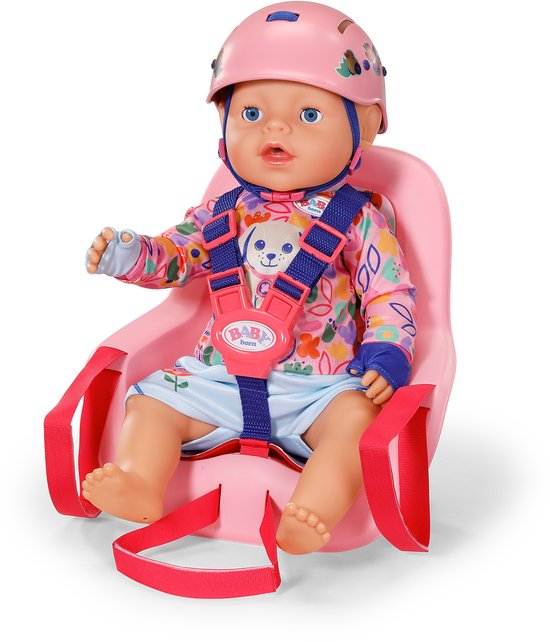 BABY born Fietsstoeltje - Kan mee op elke fietstocht met dit bevestigbare zitje met driepuntsgordel. Ook geschikt om Teddy, Carla en Lena mee te nemen op fietsavonturen. van BABY born — afbeelding 2